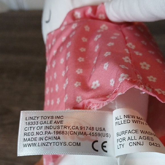 Adorable Pink Plush Doll for Kids - Picture 7 of 7